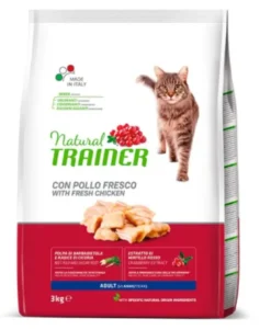 Natural Trainer Crocchette Al Pollo Per Gatti Adulti Sacco 3kg