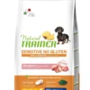 Natural Trainer Sensitive Senza Glutine Crocchette Al Salmone Cani Adulti Taglia Mini Sacco 2kg