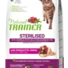 Natural Trainer Sterilised Crocchette Al Prosciutto Crudo Per Gatti Sterilizzati Sacco 10kg