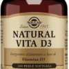 Natural Vita D3 Solgar 100 Perle - Integratore Vitamina D3