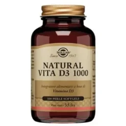 Natural Vita D3 Solgar 100 Perle: Integratore Vitamina D3