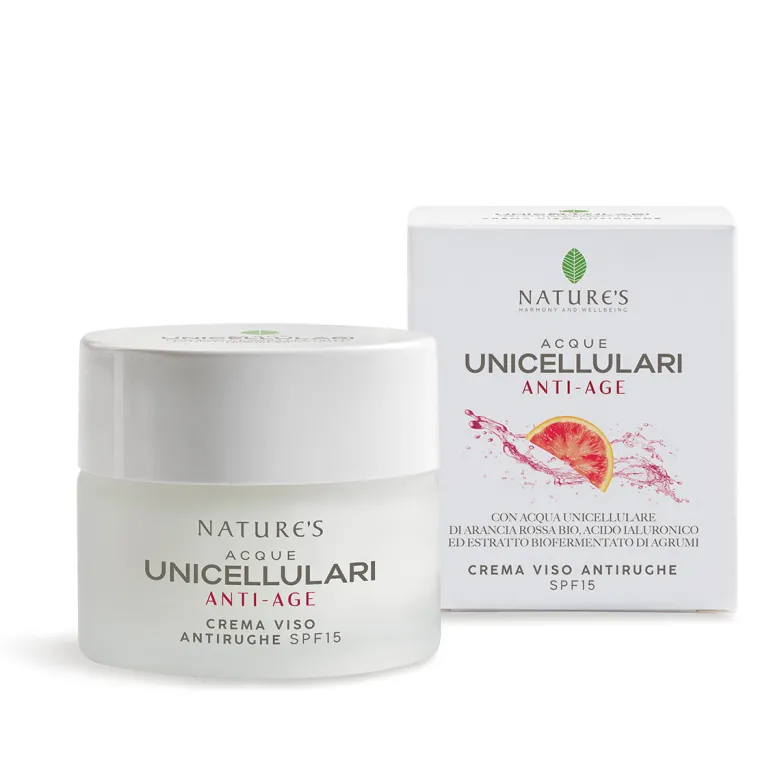 Nature's Acque Unicellulari Crema Viso Anti-Rughe SPF15 50ml