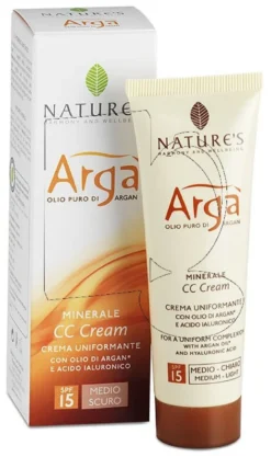 Nature's Argà Mineral CC Crema Viso Uniformante Medio Scura 50ml