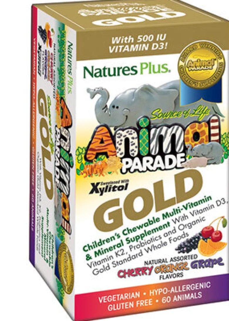 Natures Plus Animal Parade Gold Assortiti 60 Tavolette