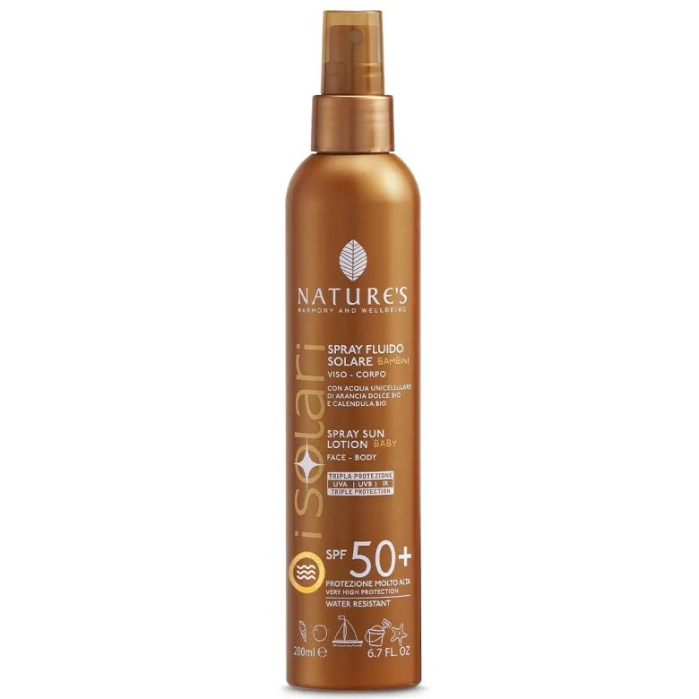Nature's Spray Fluido Solare bambini SPF50+ 200ml