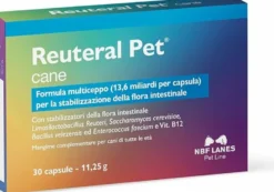 NBF Lanes Reuteral Pet Cane Probiotici 30 Capsule