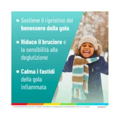 Neoborocillina Gola Junior Fragola 15 Pastiglie Bambini