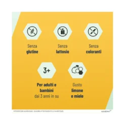 Neoborocillina Propolmiele+ Miele e Limone per il benessere della gola 16 Pastiglie