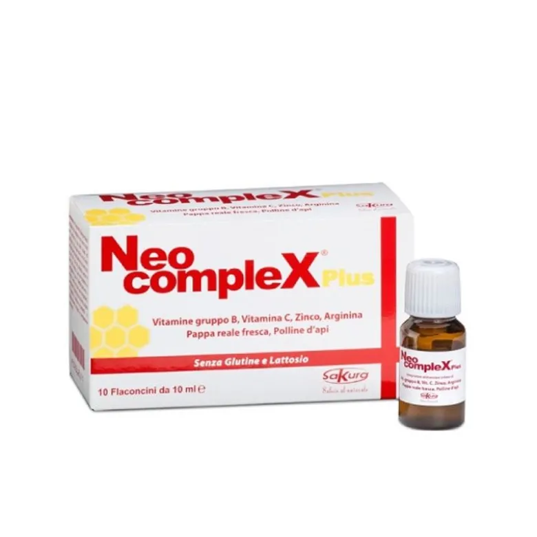 Neocomplex plus per la stanchezza e l'affaticamento 10 flaconcini monodose da 10ml