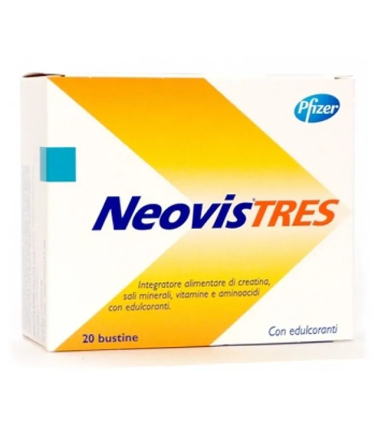 Neovis Tres per il metabolismo energetico 20 bustine gusto arancia