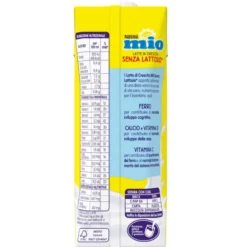 Nestlè Mio Latte Di Crescita Senza Lattosio Liquido Brick 500ml
