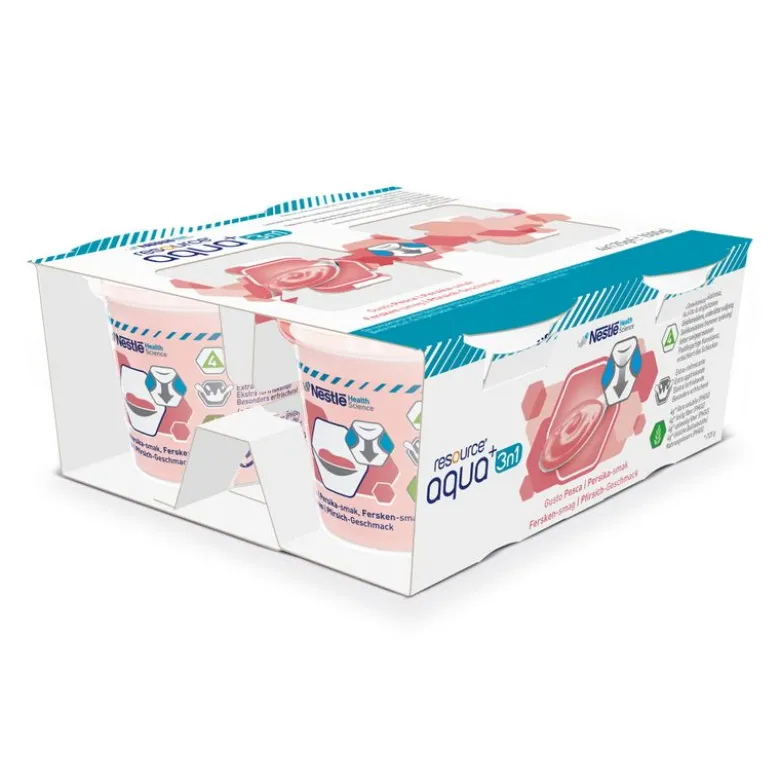 Nestlé Resouce Aqua+ 3 in 1 idratazione e regolarità gusto Pesca 500g
