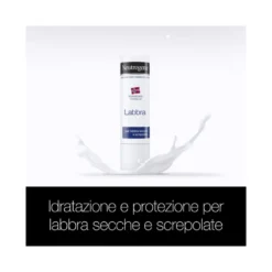 Neutrogena Balsamo Labbra con Glicerina Lipstick per Labbra Secche Formula Norvegese Burrocacao per Labbra Screpolate 4,8gr