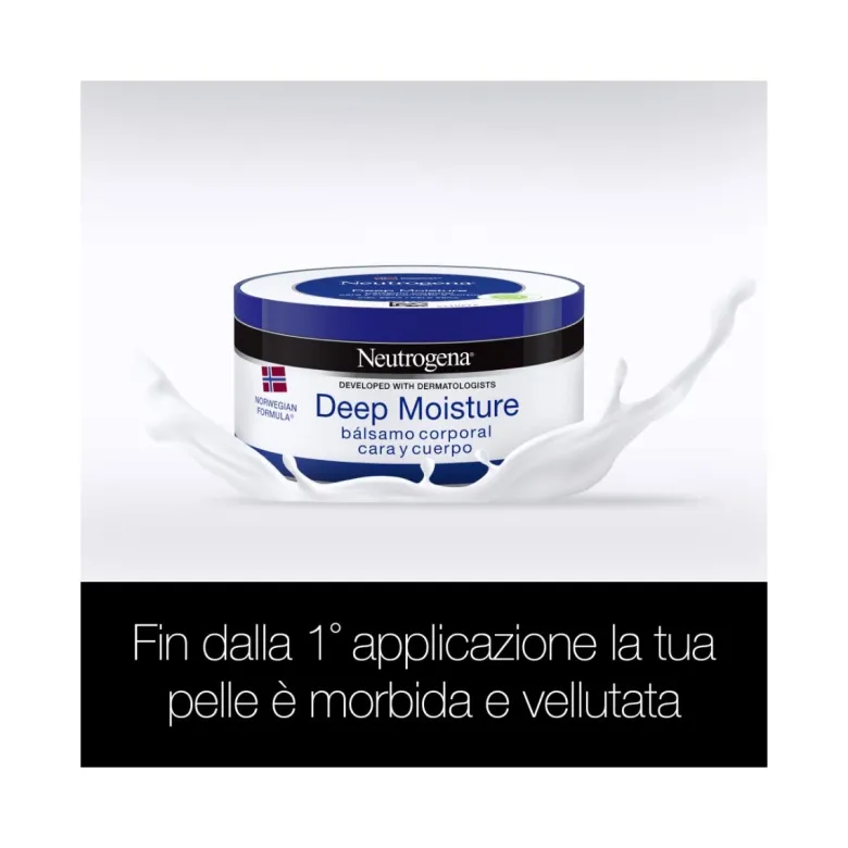 Neutrogena Deep Moisture Idratazione Intensa Crema Comfort Corpo e viso Promo 300ml