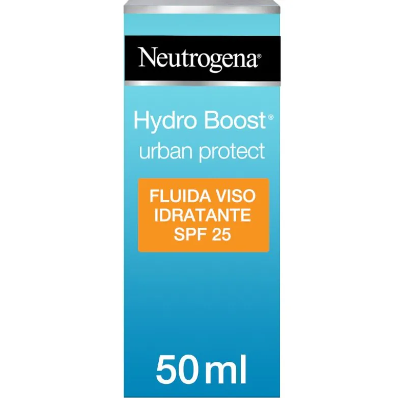 Neutrogena Hydro Boost Urban protect Fluido Viso Idratante SPF25 protezione solare 50ml