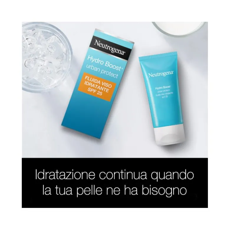 Neutrogena Hydro Boost Urban protect Fluido Viso Idratante SPF25 protezione solare 50ml