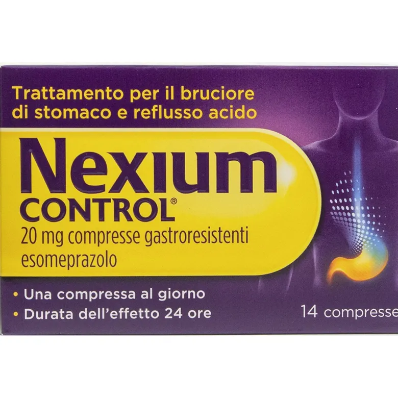 Nexium Control Antiacido Per Bruciore Di Stomaco E Reflusso Esomeprazolo 14 Compresse