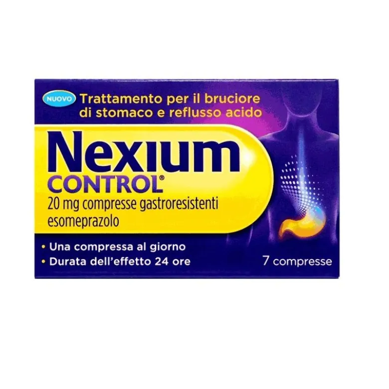 Nexium Control Antiacido Per Bruciore Di Stomaco E Reflusso Esomeprazolo 7 Compresse