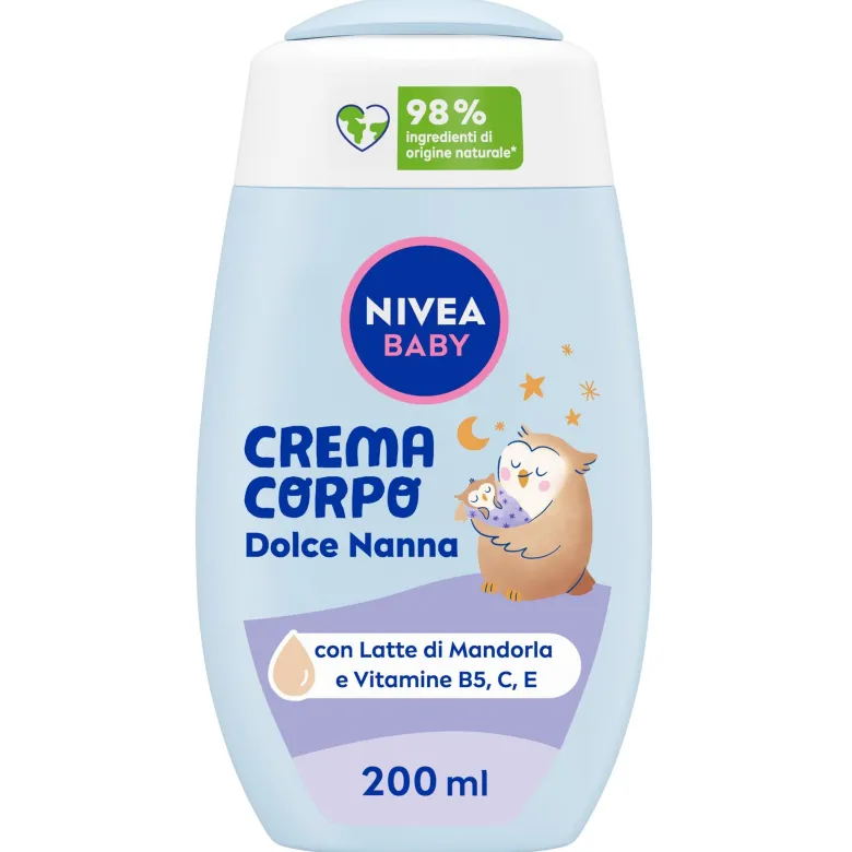 Nivea Baby Crema Corpo Dolce Nanna Bambini Per Una Pelle Nutrita E Protetta 200ml