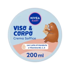 Nivea Baby Viso & Corpo Crema Soffice Bambini Corpo E Viso Idratante E Nutriente 200ml