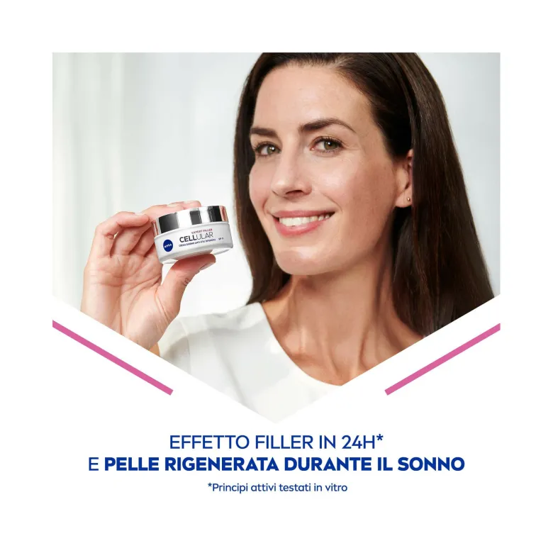 Nivea Cellular Expert Filler Crema Giorno Anti-età Intensiva Spf15 Per Viso Antirughe Donna 50ml