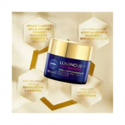 Nivea Cellular Luminous630 Anti-macchie Crema Viso Notte Rigenerante 50ml