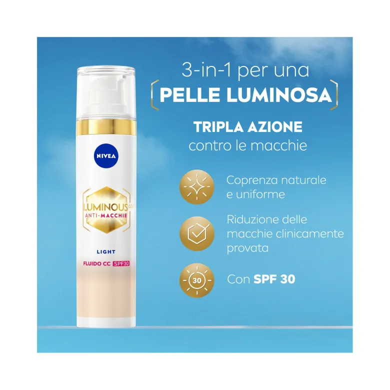Nivea Cellular Luminous630 CC Anti-Macchie SPF30 40ml 01 Light