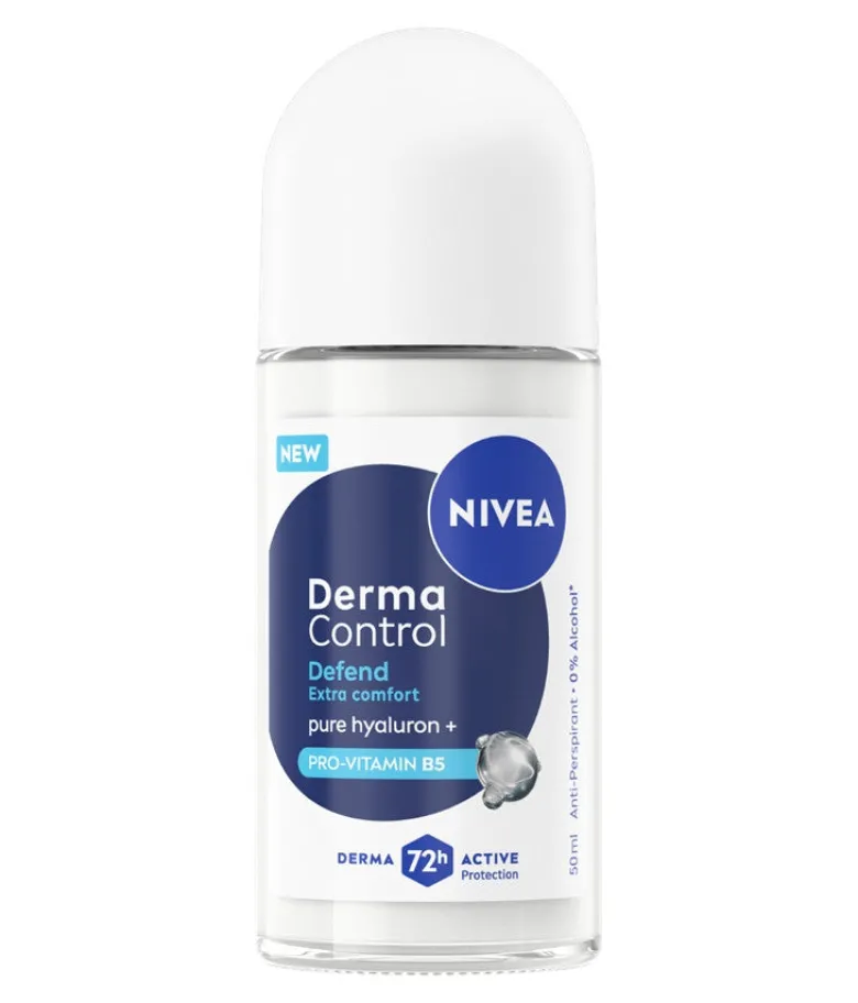 Nivea Derma Control Defend Extra Comfort Deodorante Antitraspirante Roll-On 72H 50ml