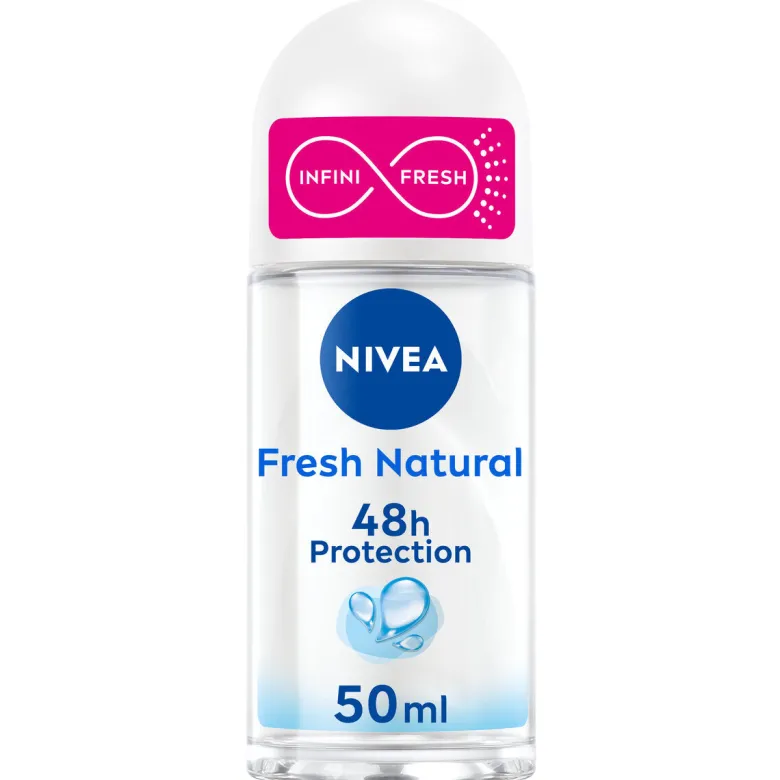 Nivea Fresh Natural Deodorante Roll On Antitraspirante Per Una Protezione 48h 50ml