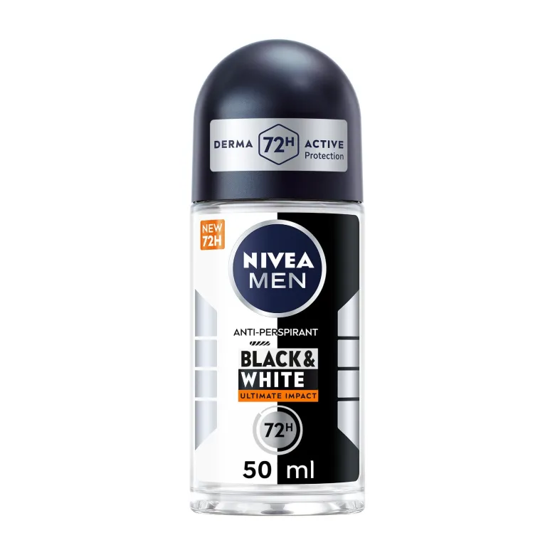 Nivea Men Black&white Invisible Ultimate Impact Roll-on Deodorante Antitraspirante 50ml