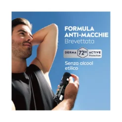 Nivea Men Black & White Invisible Ultimate Impact Spray Deodorante Spray Antitraspirante 125ml