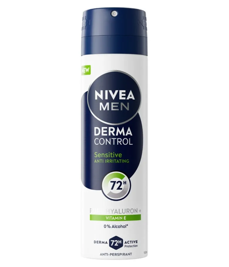 Nivea Men Derma Control Sensitive Deodorante Antitraspirante Spray 72H 150ml