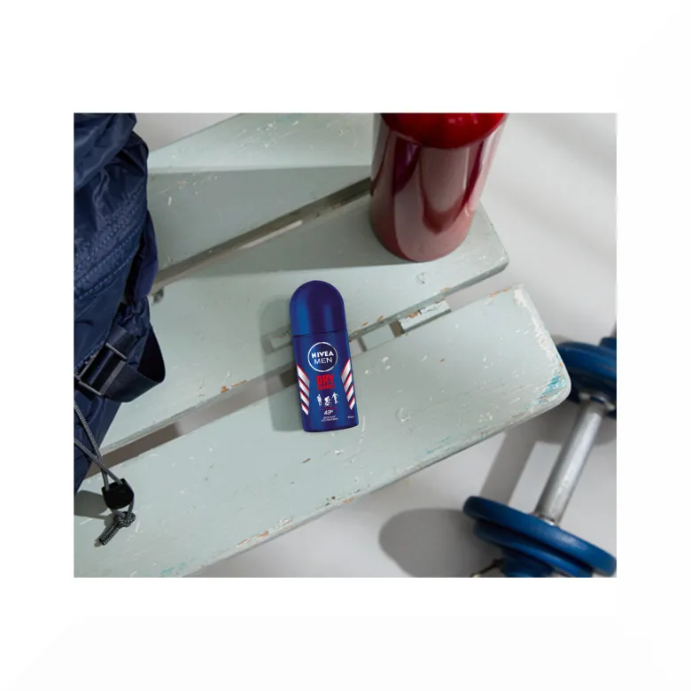 Nivea Men Dry Impact Deodorante Roll on Uomo Per 72h Di Protezione Antitraspirante 50ml
