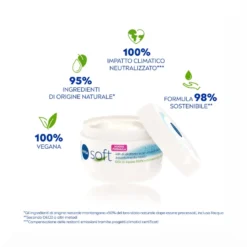 Nivea Soft Crema Idratante Corpo Viso Mani Multiuso Con Vitamina E E Olio Di Jojoba 300ml