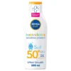 Nivea Sun Latte Solare Kids Sensitive Protect Fp50+ Crema Solare Per Bambini E Neonati 200ml