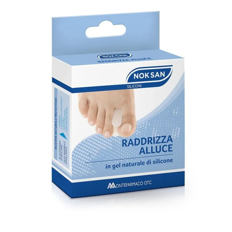 Noksan Raddrizza Alluce in gel naturale di silicone 1 pezzo