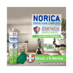 Norica Protezione Completa spray disinfettante per oggetti e superfici 300ml