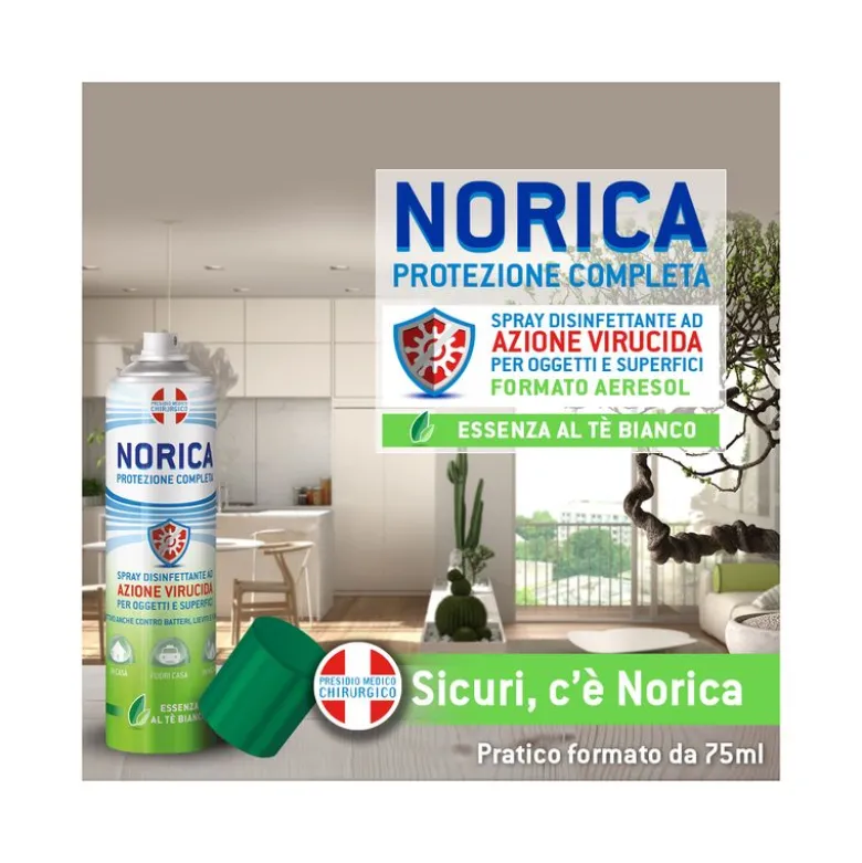 Norica Protezione Completa spray disinfettante per oggetti e superfici 300ml