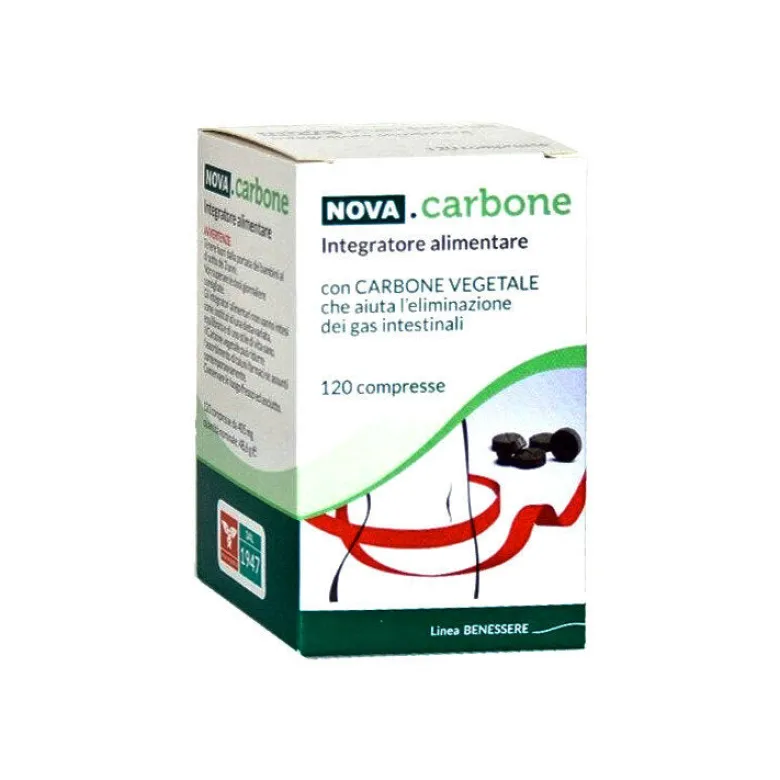 Nova Carbone vegetale 120 compresse