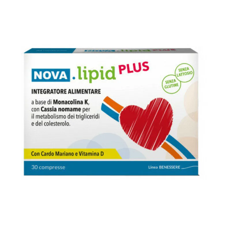 Nova Lipid Plus per i livelli di colesterolo 30 compresse