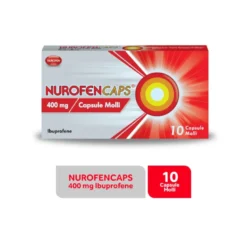 Nurofencaps 400 mg Ibuprofene per Mal di Testa Dolori ai Denti e Muscolari 10 Capsule Molli
