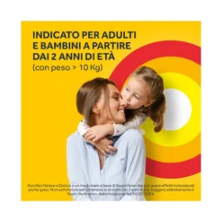 Nurofen Febbre e Dolore Bambini 200 mg/5 ml Ibuprofene Indicato per Febbre Dolori ai Denti e Muscolari Sospensione Orale Fragola 100 ml