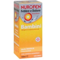Nurofen Febbre e dolore bambini 100mg/5ml gusto arancia 150ml