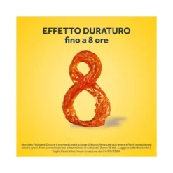Nurofen Febbre e Dolore Bambini 200 mg/5 ml Ibuprofene Indicato per Febbre Dolori ai Denti e Muscolari Sospensione Orale Arancia 100 ml