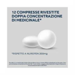 Nurofen 400 mg Ibuprofene Analgesico per Mal di Testa Dolori Muscolari e Articolari 12 Compresse