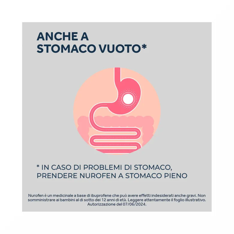 Nurofen 200 mg Ibuprofene Analgesico per Mal di Testa Dolori Muscolari e Articolari 12 Compresse