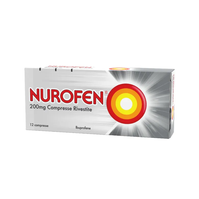 Nurofen 200 mg Ibuprofene Analgesico per Mal di Testa Dolori Muscolari e Articolari 12 Compresse