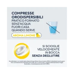 Nurofenteen 200 mg Ibuprofene Analgesico perMal di Testa Dolori ai Denti e Mestruali 12 Compresse al Limone
