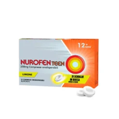 Nurofenteen 200 mg Ibuprofene Analgesico perMal di Testa Dolori ai Denti e Mestruali 12 Compresse al Limone