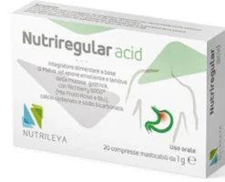 Nutriregular Acid utile per l'iperacidita' di stomaco e gastriti 20 compresse masticabili